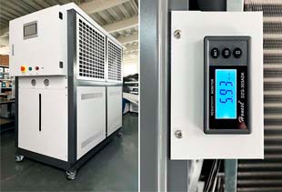 風冷式一體機安裝去離子裝置與電導率